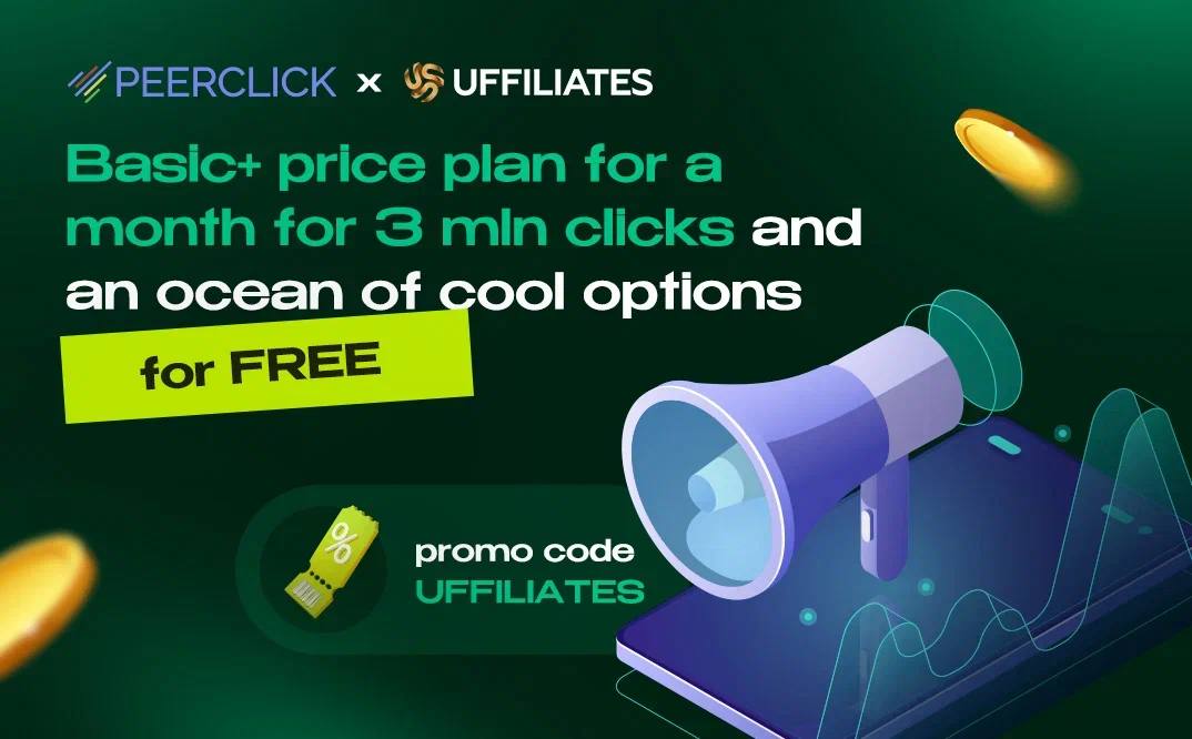 💥Sensational offer from PeerClick for UFFILIATES subscribers