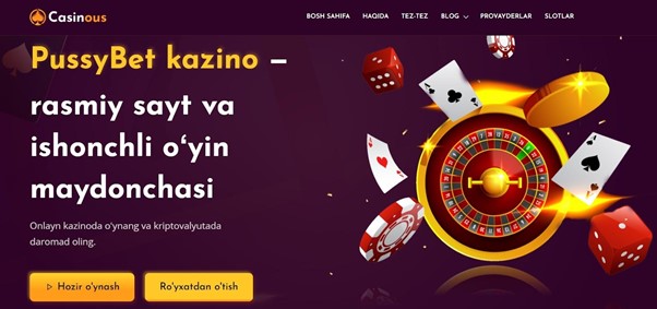 Партнерская программа 
PussyBet